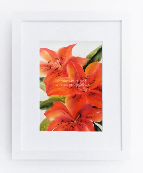 8x10 Tiger Lily